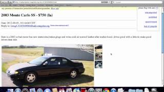 Craigslist Cedar Rapids Iowa  Popular Used Cars and Trucks for Sale by Owner in 2012 [upl. by Ordnas]