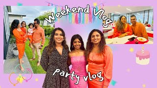 Weekend Vlog  Party Vlog Sinhala  Journey with Sha [upl. by Kafka843]