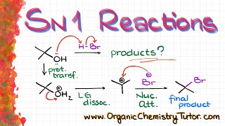 Organic Chemistry SN1 nucleophilic substitution [upl. by Nylahsoj]