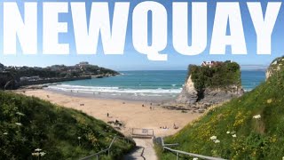 Newquay  Cornwall  Walking Tour  May 2020  Part 1 [upl. by Berriman529]