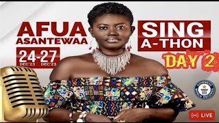 DAY 2 Afia Asantewaa Sing AThon Attempts To Break A Guinness World Record longest singing [upl. by Streetman518]