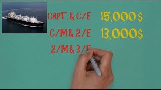 Merchant Navy ranks and salary  Merchant Marine  2018 [upl. by Emlynn]