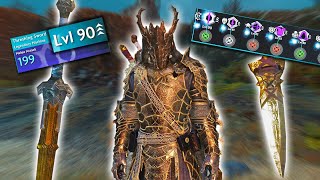 THE BEST GEAR IN SHADOW OF WAR Weapons and Skills Guide 🔥 Most Powerful Talion 🔥 My Load Out [upl. by Syned119]