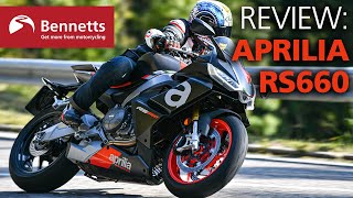 2020 Aprilia RS 660  Ridden amp Reviewed [upl. by Romito]