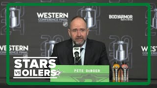 StarsOilers Western Conference Final Game 6 postgame press conference Pete DeBoer on Stars season [upl. by Eninnaj]