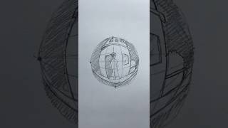 HOW TO DRAW A FISH EYE LENShowtodraw howto tutorial tutorials arttutorial [upl. by Aicargatla]