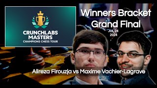 Firouzja vs VachierLagrave  Winners Bracket  Grand Final  Champions Chess Tour Crunchlabs 2024 [upl. by Oinotla]