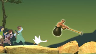 Playing Getting Over It With A Goose [upl. by Eihtak701]