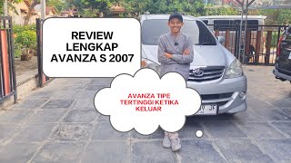 AVANZA TIPE S  TIPE TERTINGGI KETIKA AVANZA AWAL KELUAR [upl. by Nylad]