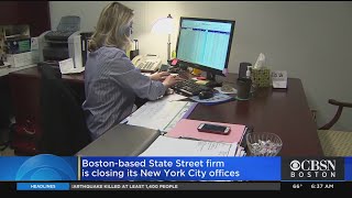 BostonBased State Street Corporation Is Closing Its New York Offices [upl. by Ynomrah]