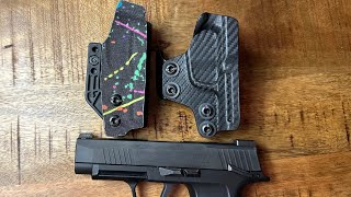 Trigger Guard Holster  QVO Tactical vs Rounded Concealment Express options for Sig P365 Series [upl. by Refannej]