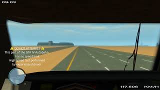 GTA4 Autobahn Speed Test 56 Packer [upl. by Buna364]