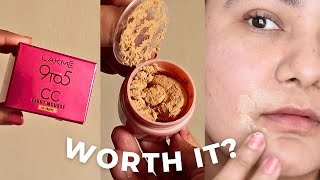 Lakme 9 to 5 cc mousse foundation review after a month [upl. by Orlena]