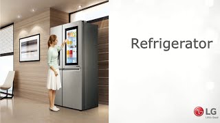 LG SideBySide Refrigerator Using WiFi Feature with LG ThinQ App [upl. by Aicekal519]