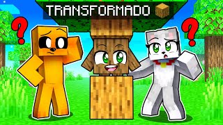 El MEJOR ESCONDITE TRANSFORMADOS en BLOQUES en Minecraft 😂 PELICULA COMPLETA [upl. by Nikolaus792]