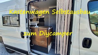 Selbstausbau vom Kastenwagen zum DIY Camper Van mit Hubbett [upl. by Enyamart]