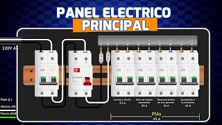 Instalación TABLERO ELÉCTRICO DOMICILIARIO  Explicación paso por paso [upl. by Dnalwor]