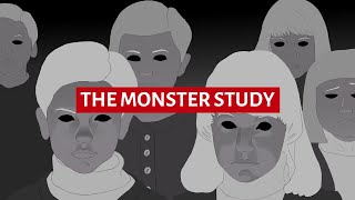 Psychology Experiment  The Monster Study One Of The Most Unethical Study Ever Conducted [upl. by Bocyaj]