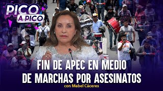 Fin de APEC en medio de marchas por asesinatos  Pico a Pico con Mabel Cáceres [upl. by Pen]