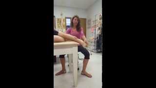 Manual muscle test MMT ankle invertors amp evertors Dr Bryan Physical Therapist [upl. by Absa]