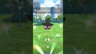 Harvest festival pokemon go 🥳 Shiny Pumpkaboo anime gaming [upl. by Leeann]