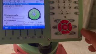 Backsight and resection method of lieca TS 11 total station razerprisimhow to put scale factor [upl. by Latona]