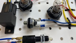 How to Wire TWO Types of Brake Light Switches  Hydraulic and Plunger Style  WiringRescue [upl. by Kcirdek]