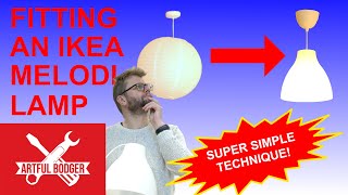 Check Out This Super Easy Tutorial On How To Fit An Ikea Melodi Pendant Lamp [upl. by Romie782]