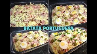 BATATA PORTUGUESA CREMOSA AO FORNO GALEGA BARREIROS [upl. by Gnuh]