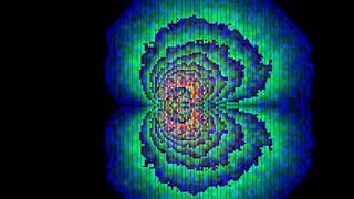 Langtons Ant experiment 256³ colors with LLRR symmetrical pattern [upl. by Lefty]