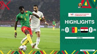 Cameroon 🆚 Egypt Highlights  TotalEnergiesAFCON2021 Semi Final [upl. by Erdnaxela]