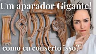 Do lixo ao Luxo Recuperando um Aparador GIGANTE e cheio de problemas [upl. by Wolford]