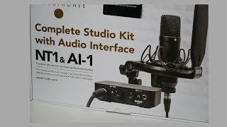 Rode NT1 amp AI1 Unboxing and Impression [upl. by Woodson]