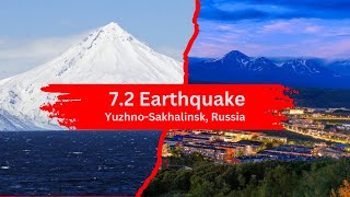 72 Magnitude Earthquake Triggers Shiveluch Volcano Eruption in Kamchatka [upl. by Mcclimans148]