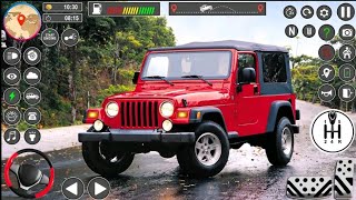 Offroad Jeep Driving Simulator  Luxury SUV 4x4 Prado Stunts  Android GamePlay 2 [upl. by Akemad]