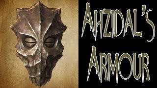 Skyrim Se Dragonborn DLC Ahzidals Armour And Ahzidals Mask [upl. by Perl]