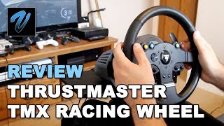 Thrustmaster TMX Force Feedback Racing Wheel REVIEW  Forza Motorsport Xbox One Series X and PC [upl. by Shugart336]