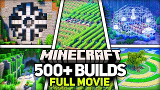 500 Build Projects for Survival Minecraft FULL MOVIE [upl. by Galatia]