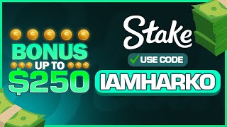 Stake Promo Code ✅ IAMHARKO ✅ [upl. by Anivla]