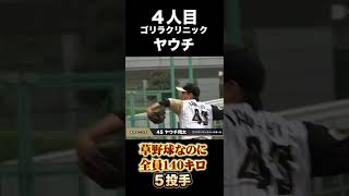 日本一平均球速が速い草野球の試合 軟式野球 [upl. by Macdougall]