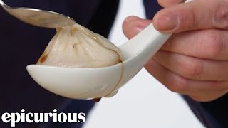 How To Eat Soup Dumplings Without Scalding Yourself [upl. by Cordy]