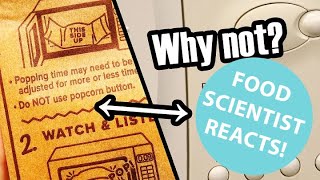 What Does the Popcorn Button Do Food Scientist Reacts [upl. by Pelage]