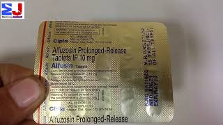 Alfusin Tablet  Alfuzosin Hydrochloride 10mg tablet  Alfusin tablet use side effects review Hindi [upl. by Lanor]