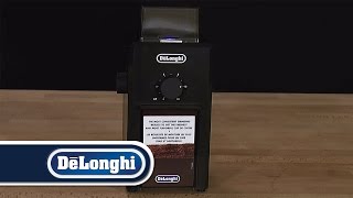 DeLonghi How To Grind Espresso Coffee KG79 Burr Grinder [upl. by Venus]