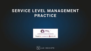 ITIL® 4 Foundation Exam Preparation Training  Service Level Management Practice eLearning [upl. by Carpet]