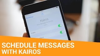 Easily Schedule Messages with Kairos Cydia Tweak [upl. by Ahsemit118]