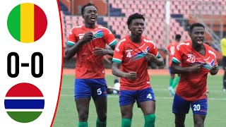 Highlights  Gambia vs mali  WAFU Zone A Men’s U20 Qualifier [upl. by Hanni393]