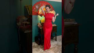 Trying On The Viral Red TikTok Bargain Dress [upl. by Ovatsug]