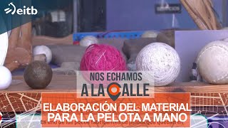 Así se elabora el material para la pelota a mano [upl. by Jonati]