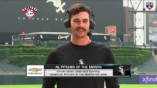 AL Pitcher of the Month  Dylan Cease Interview [upl. by Kaz396]